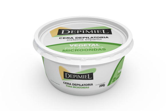 DEPIMIEL CERA EN POTE PARA MICROONDAS VEGETAL X 200 G.